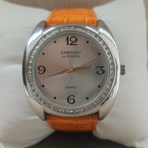 Embassy by Gruen Women Wristwatch 40mm Jewel bevel Crystals Analog Dress Watch